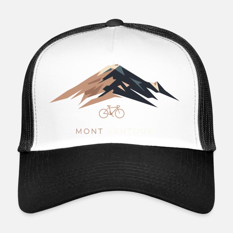Mont Ventoux Cool Design - Trucker Cap - white/black