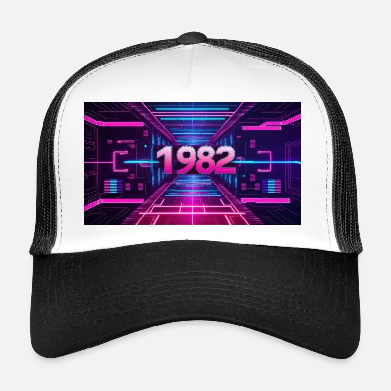 FREQUENCIES LOADED 1982 - Trucker Cap - Weiß/Schwarz