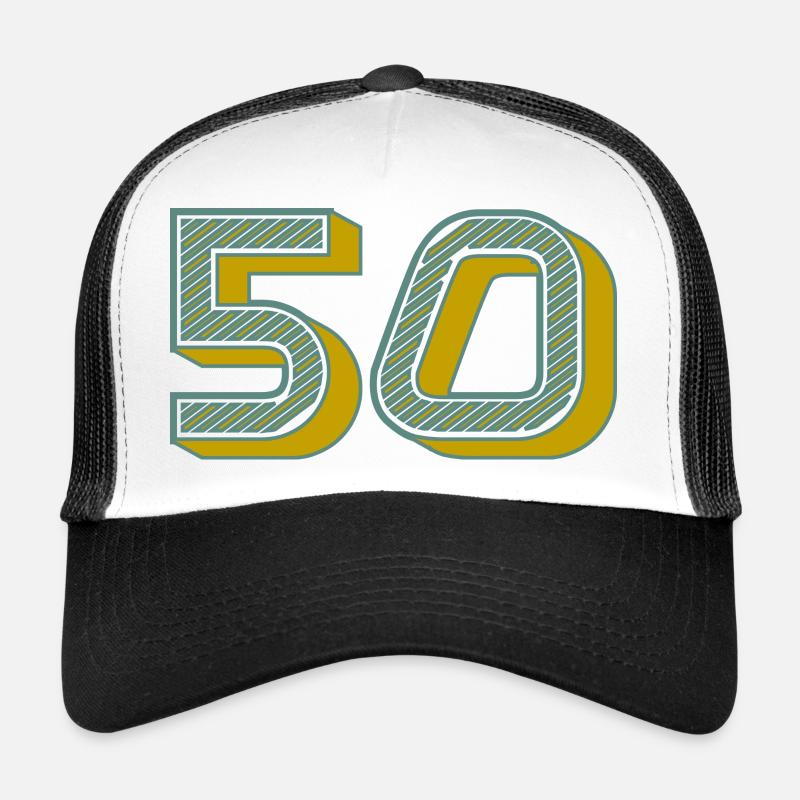 Numéro 50 Graphique Moderne Casquette trucker 