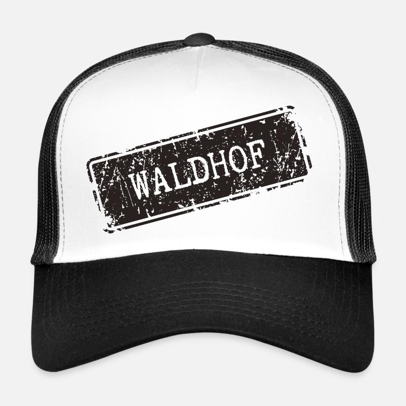 Waldhof Lettrage vintage Casquette trucker 