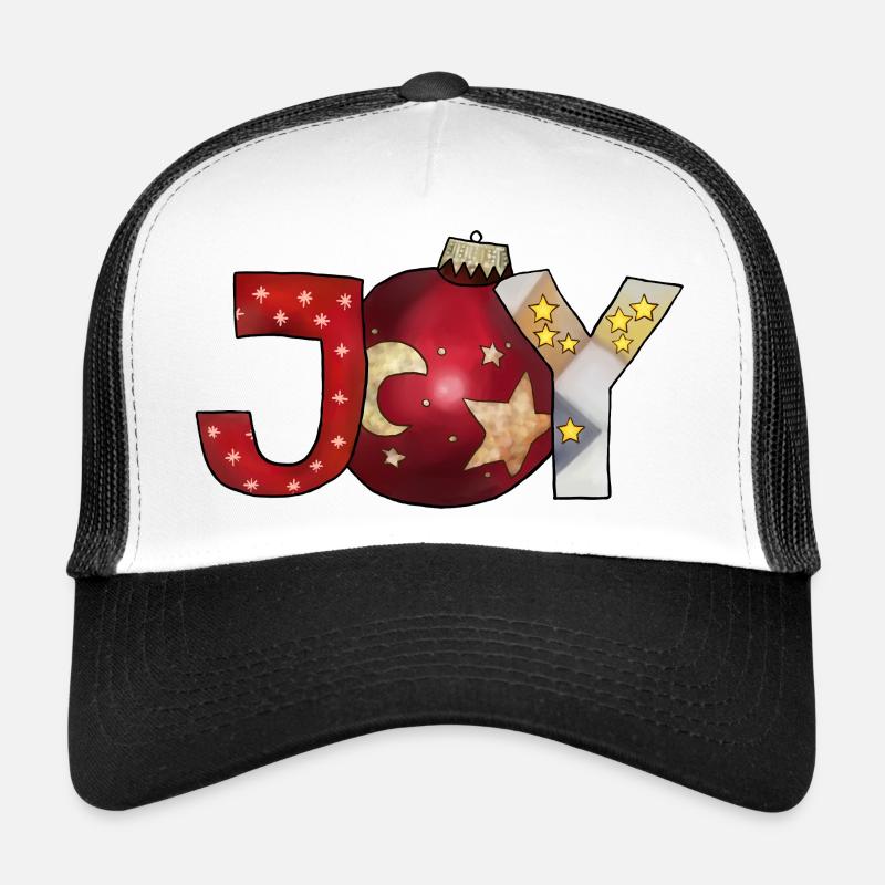 Joy - Trucker Cap - Weiß/Schwarz