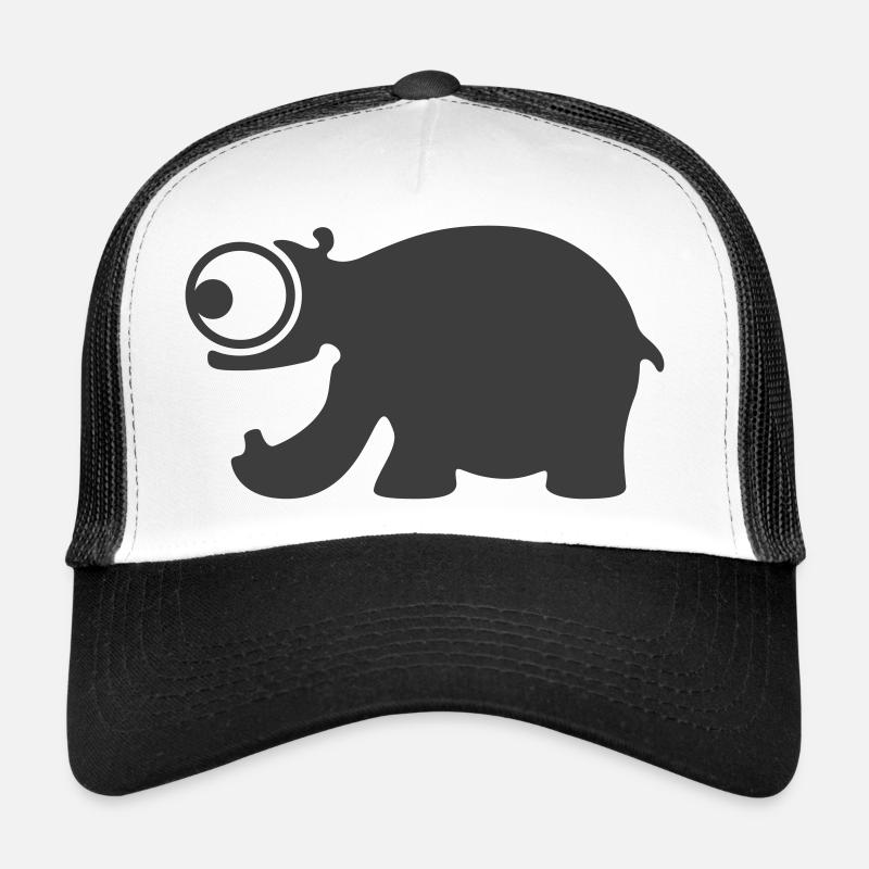 Funny hippo Trucker Cap