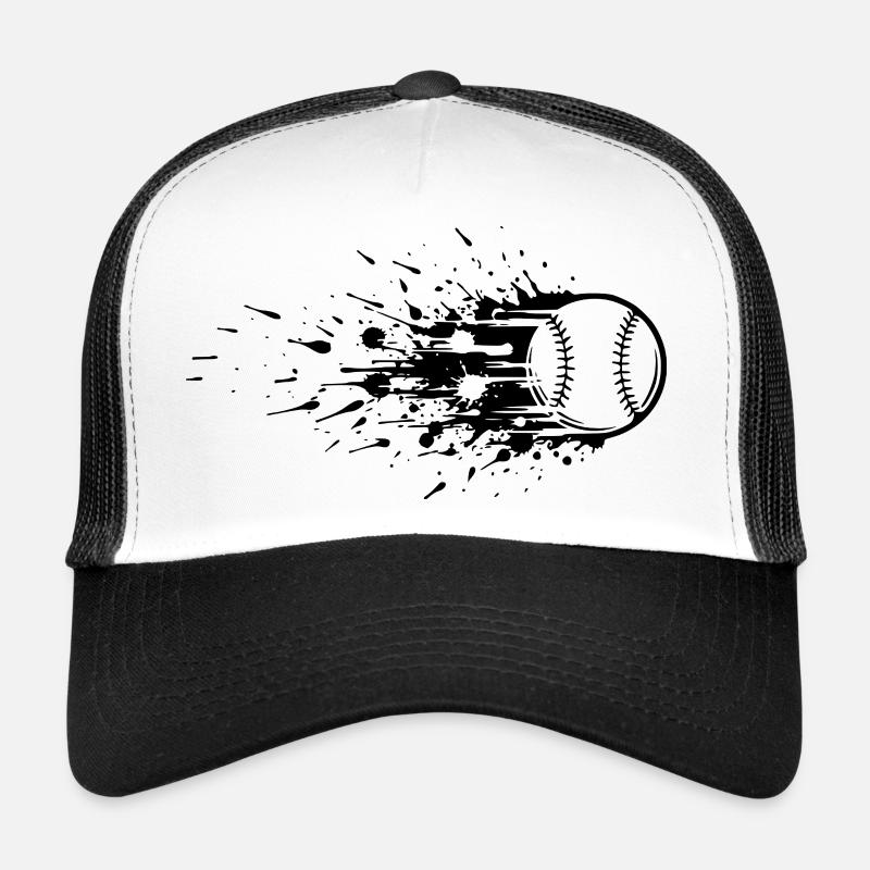 Energetic Baseball Player Baseball Trucker Cap
