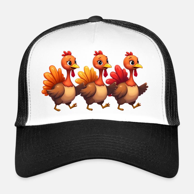 Bébé dinde de Thanksgiving Casquette trucker 