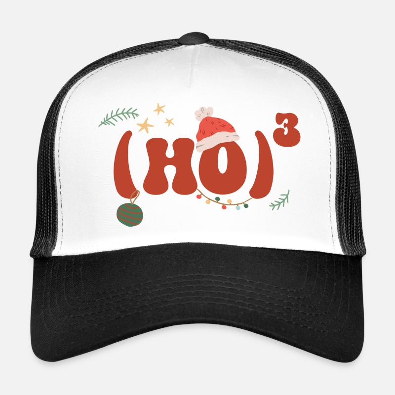 Mathématiques de Noël Hohoho Math Formule Math Casquette trucker 