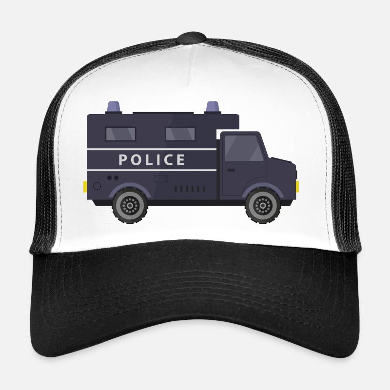 Fourgon de police Casquette trucker 