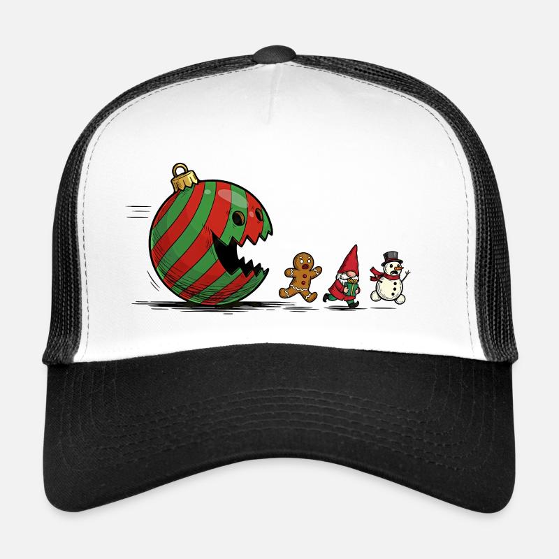 Ornement Boule de Noël Dévoreuse Casquette trucker 