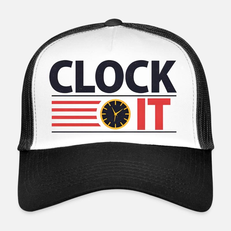 Clock It Trucker Cap