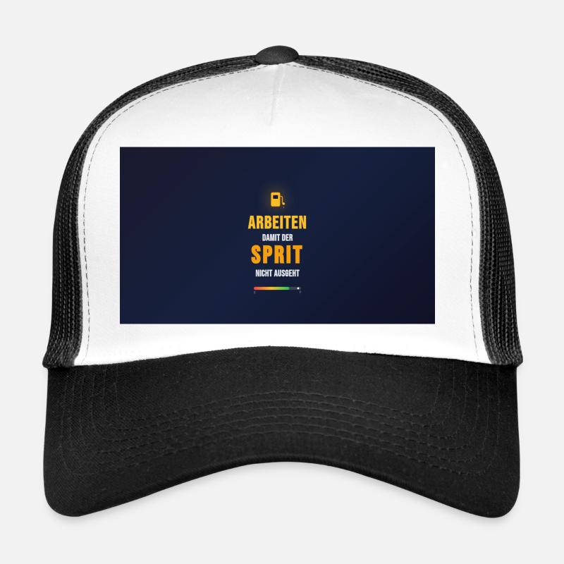 Travaillez pour ne pas tomber en panne de carburant Casquette trucker 