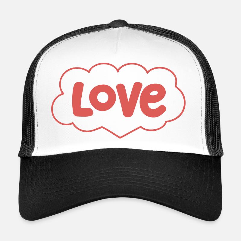 Liebe in Rosy Cloud Trucker Cap