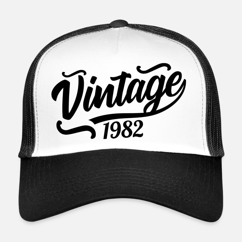 1982 Né en 1982, 56e anniversaire Casquette trucker 