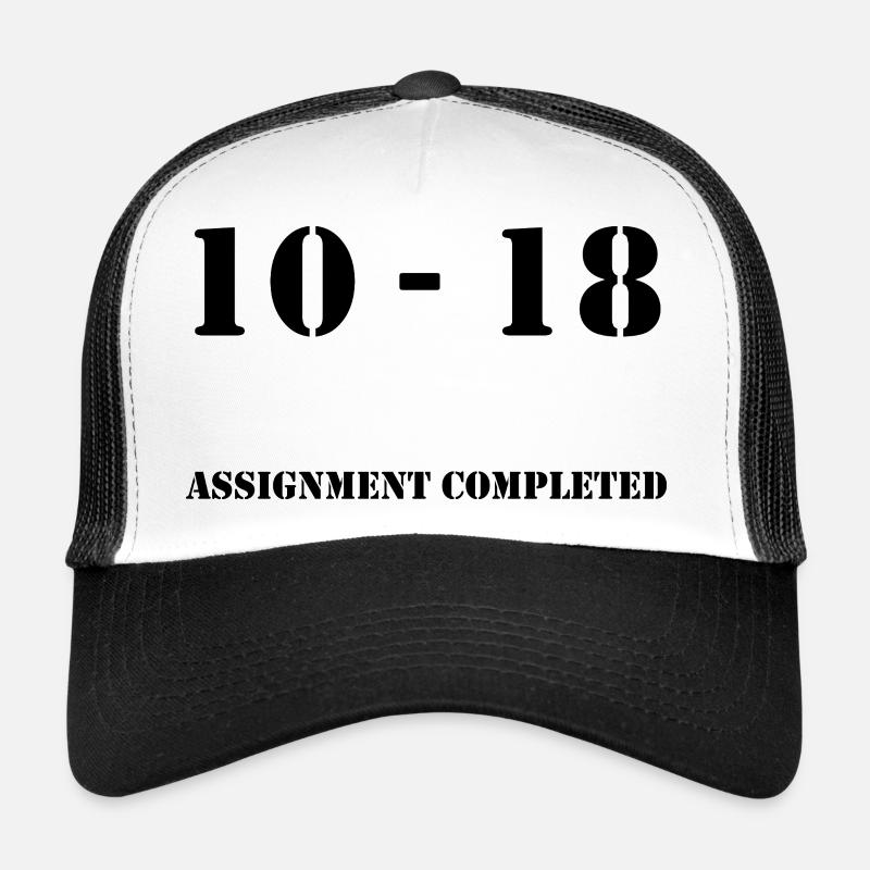 10-18_MP_Assignment_completed - Trucker Cap - Weiß/Schwarz