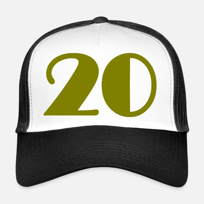 20. 20e ANNIVERSAIRE. ANNIVERSAIRE 20 ANS. 20 ANS. Casquette trucker 