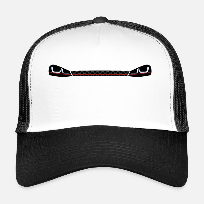 Car front - Trucker Cap - white/black