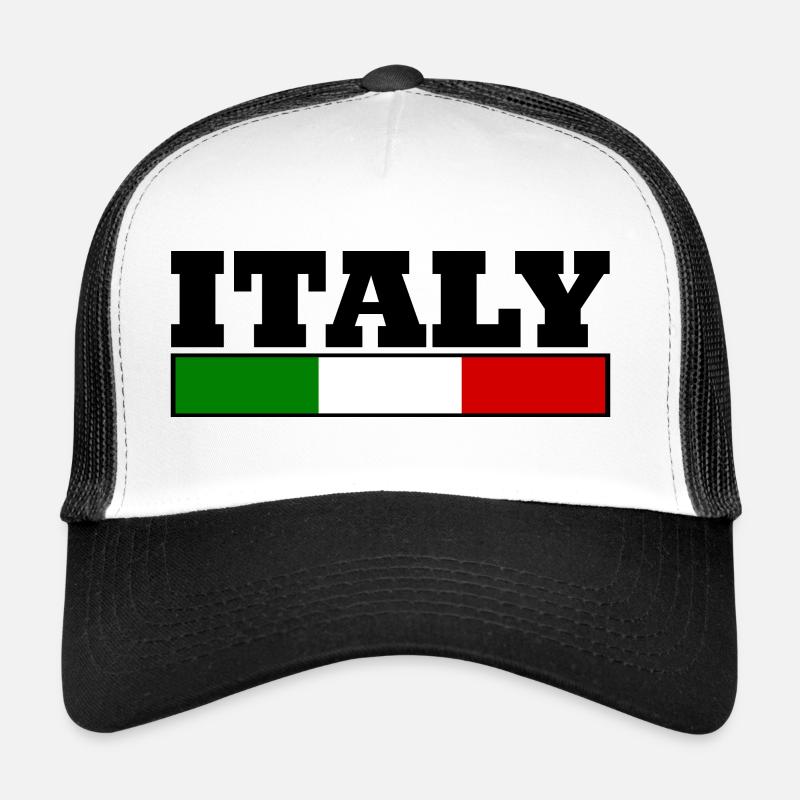 Italie drapeau Casquette trucker 