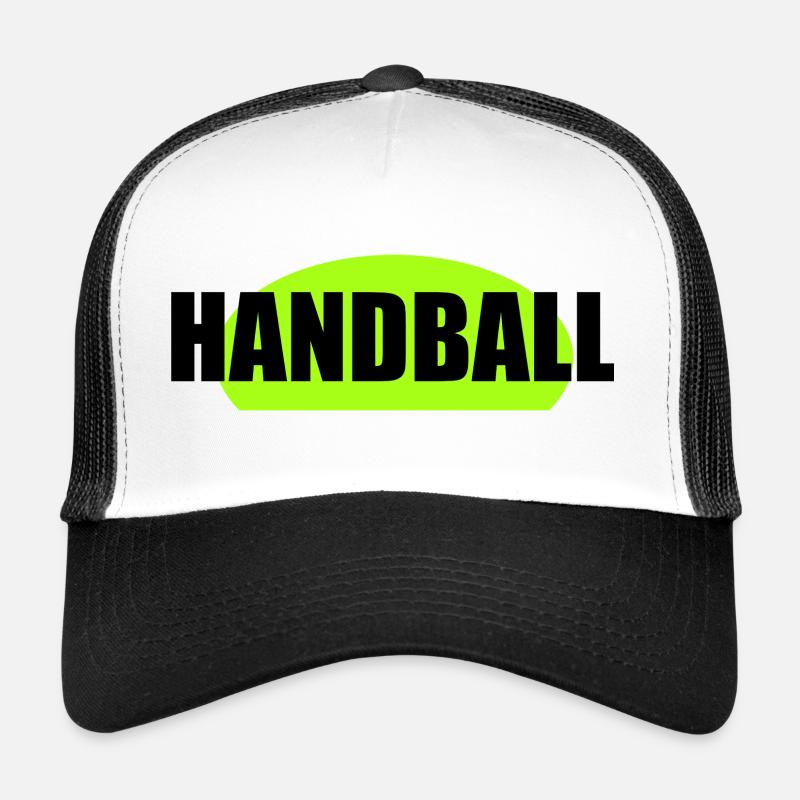 Impression néon vert néon de handball Casquette trucker 