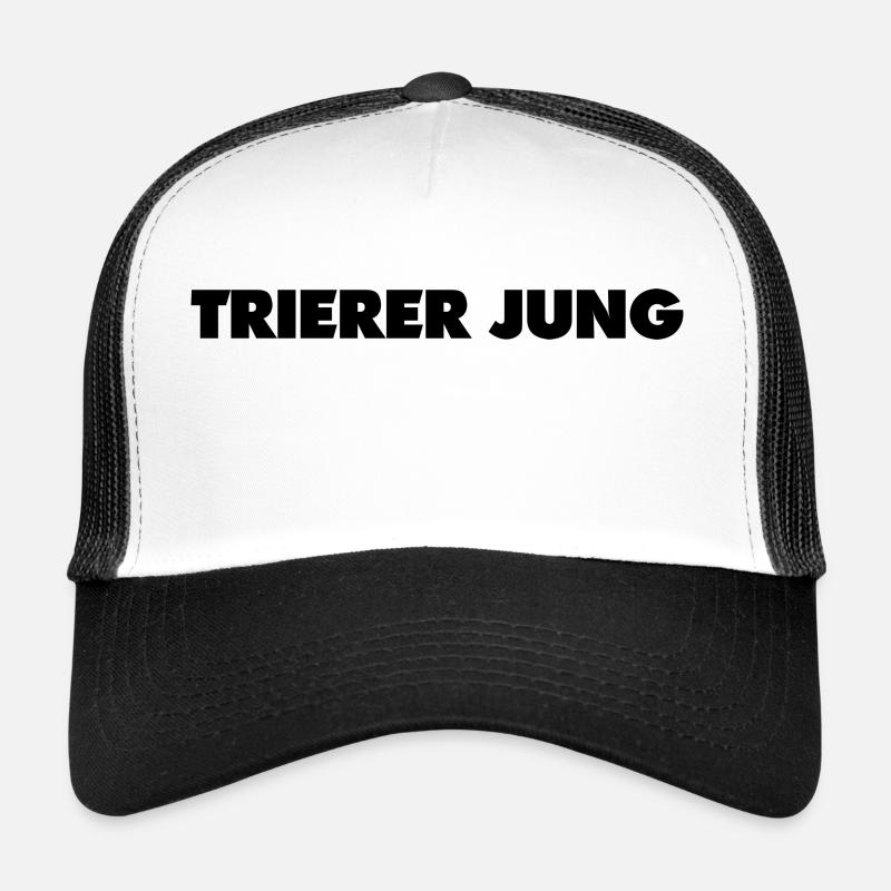 Trier - Trucker Cap - Weiß/Schwarz