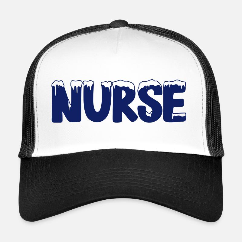 Texte Glace Costume De Noël Infirmière Casquette trucker 