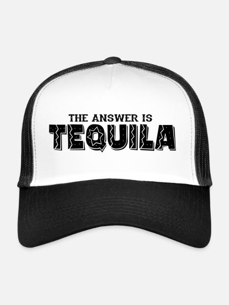 Tequila - Trucker Cap - Weiß/Schwarz