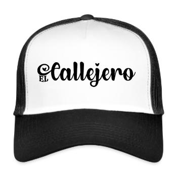 El Callejero - Trucker Cap - Weiß/Schwarz - Vorne