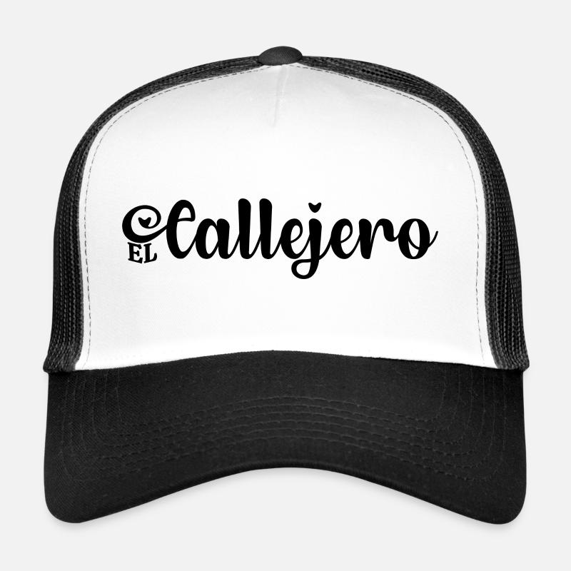 El Callejero - Trucker Cap - Weiß/Schwarz