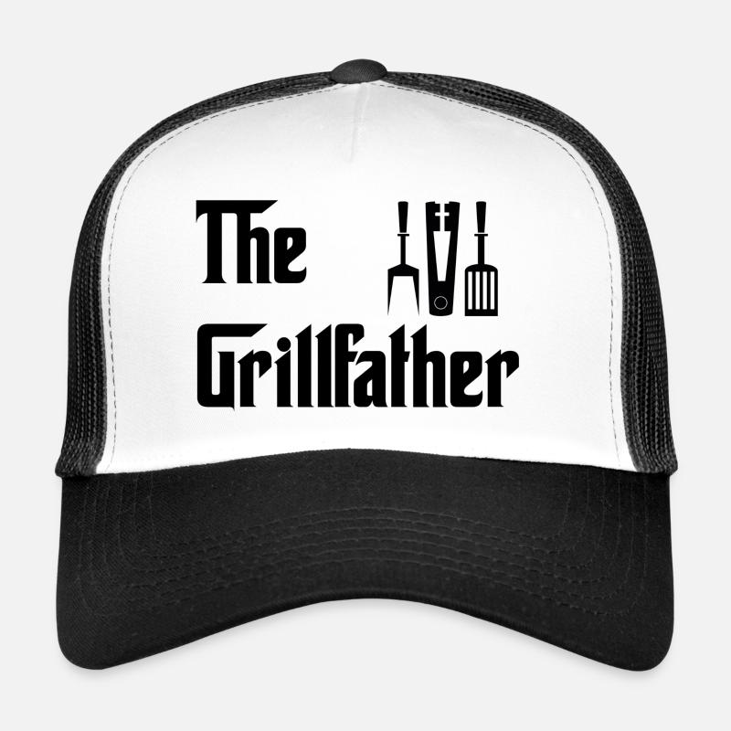 THE GRILLFATHER - BBQ - GRILLMASTER - BBQ PARTY Trucker Cap