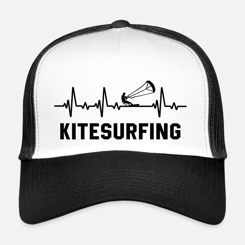 Kitesurfing - Trucker Cap - white/black