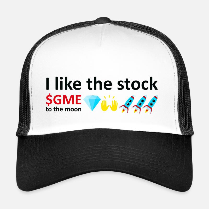 J’aime le mème boursier, à la lune, boursier Casquette trucker 