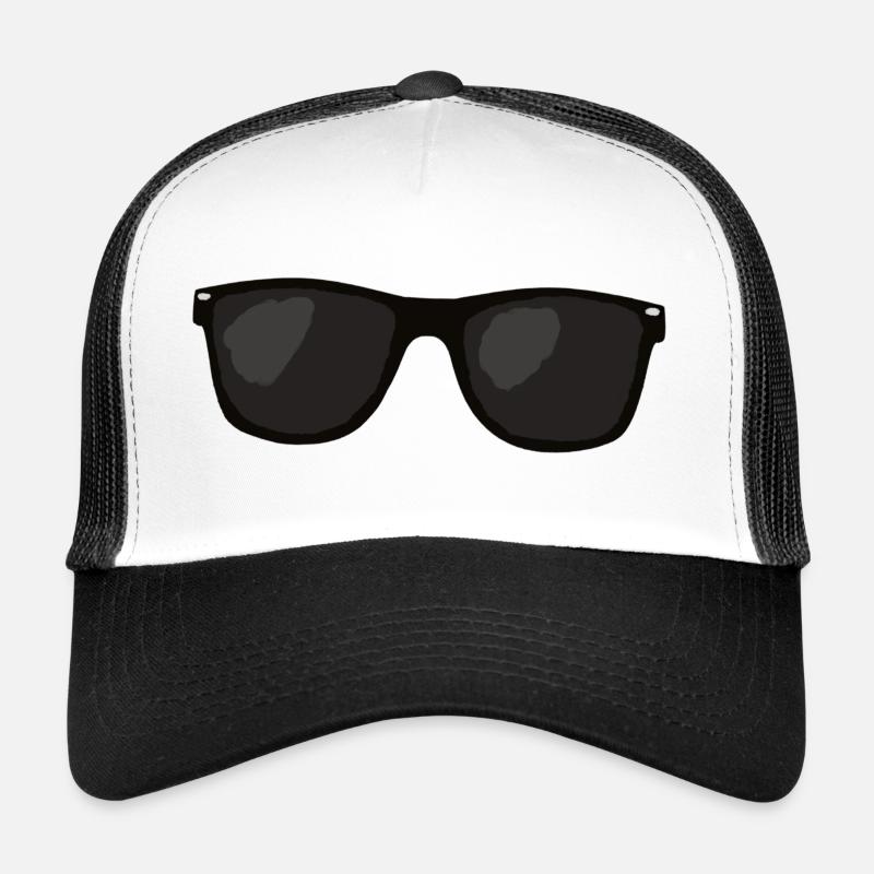 Sonnenbrille SWAG - Trucker Cap - Weiß/Schwarz