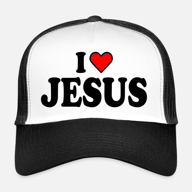 I love jesus Trucker Cap
