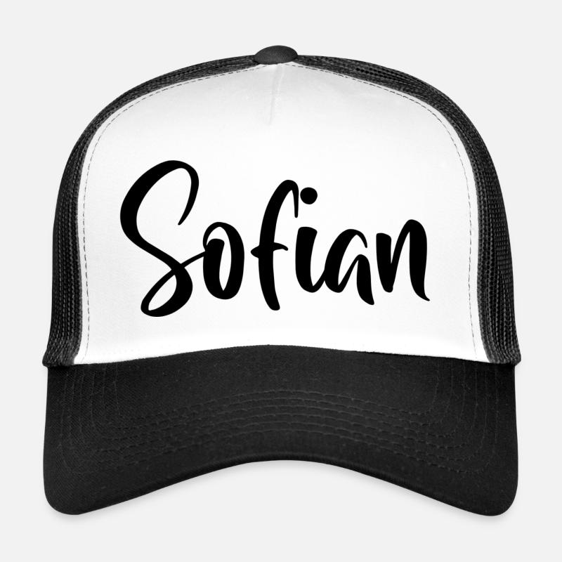 Prénom - Sofian Casquette trucker 