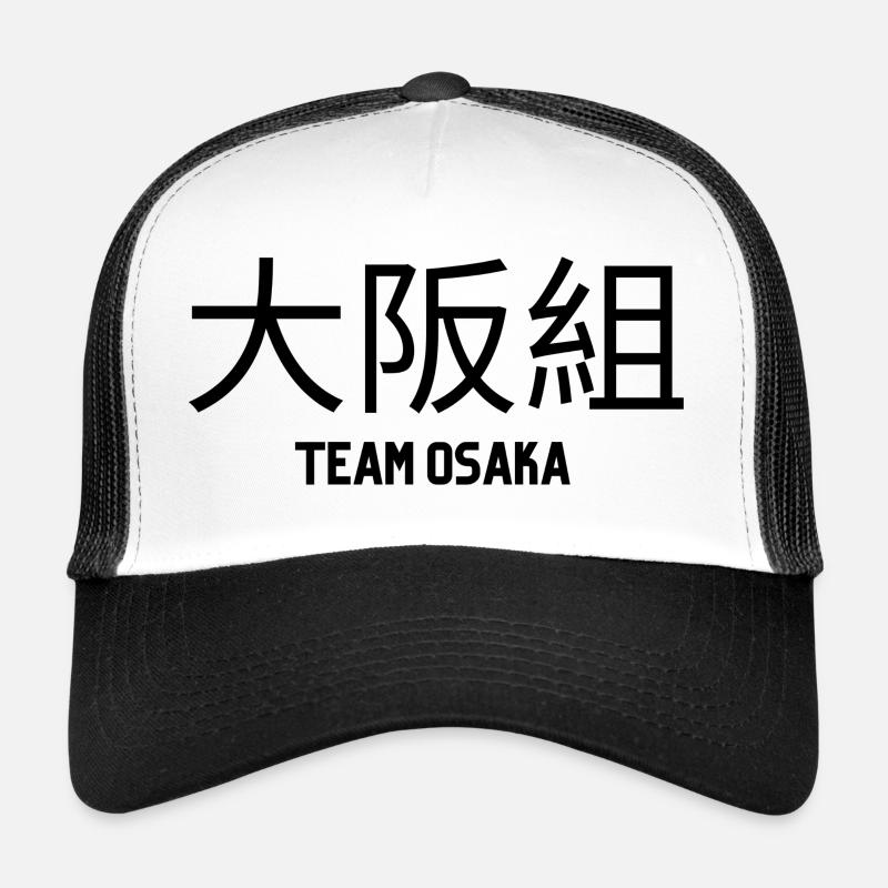 Team Osaka - Trucker Cap - Weiß/Schwarz