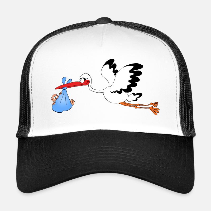Storch - Trucker Cap - Weiß/Schwarz