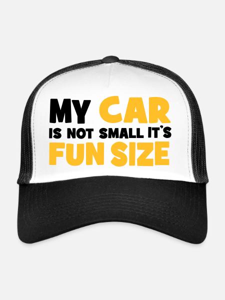 small car - Trucker Cap - white/black - Front