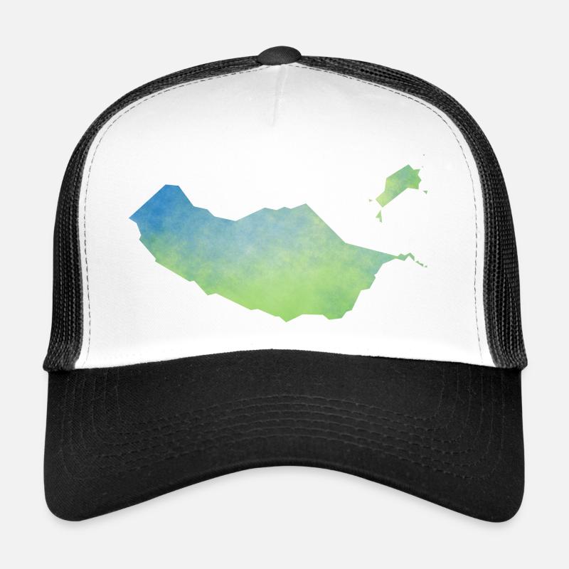 Madeira - Trucker Cap - Weiß/Schwarz