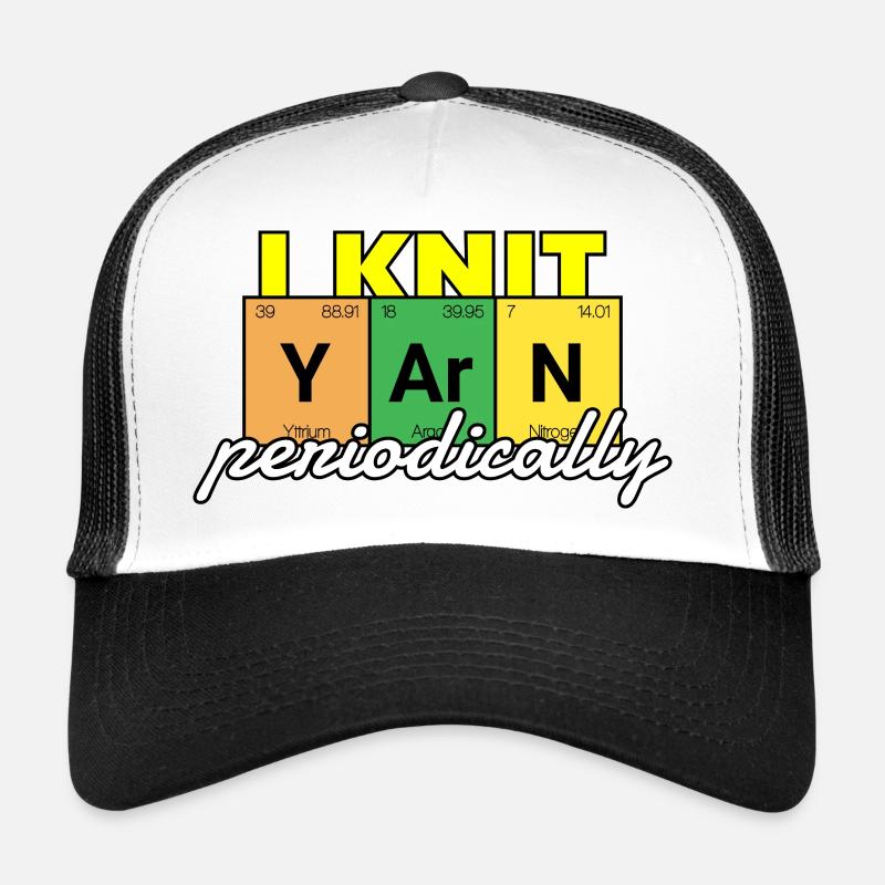 YArn Knitting Trucker Cap