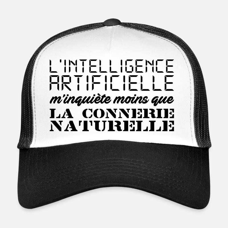 Intelligence artificielle Casquette trucker 