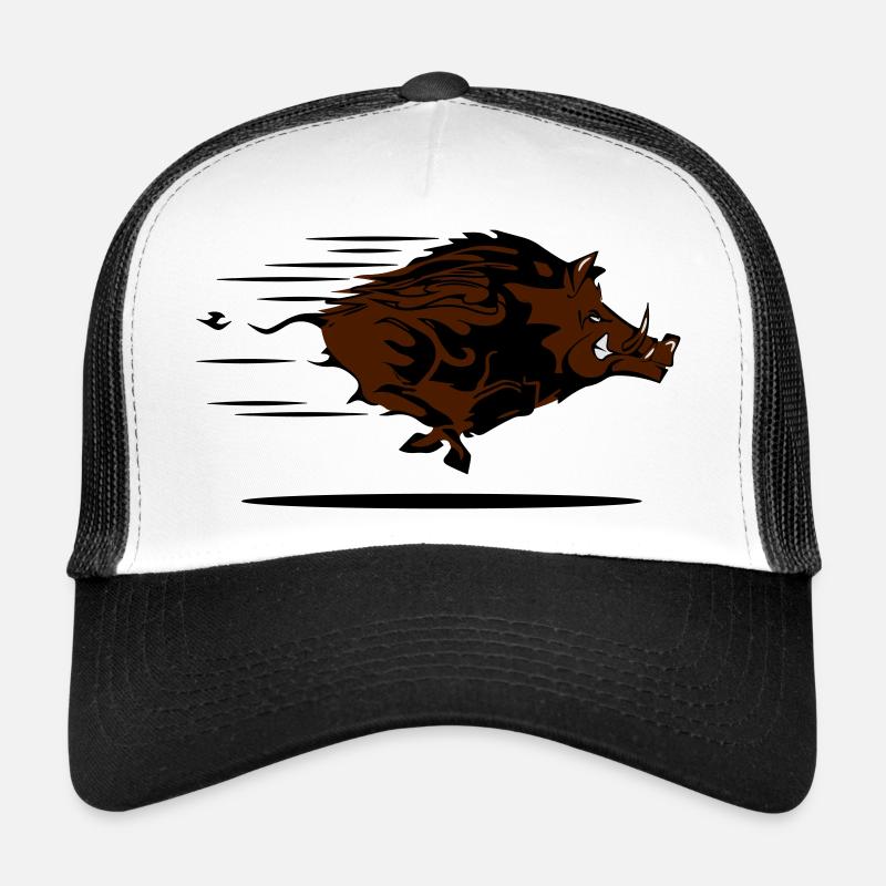 wild boar Trucker Cap