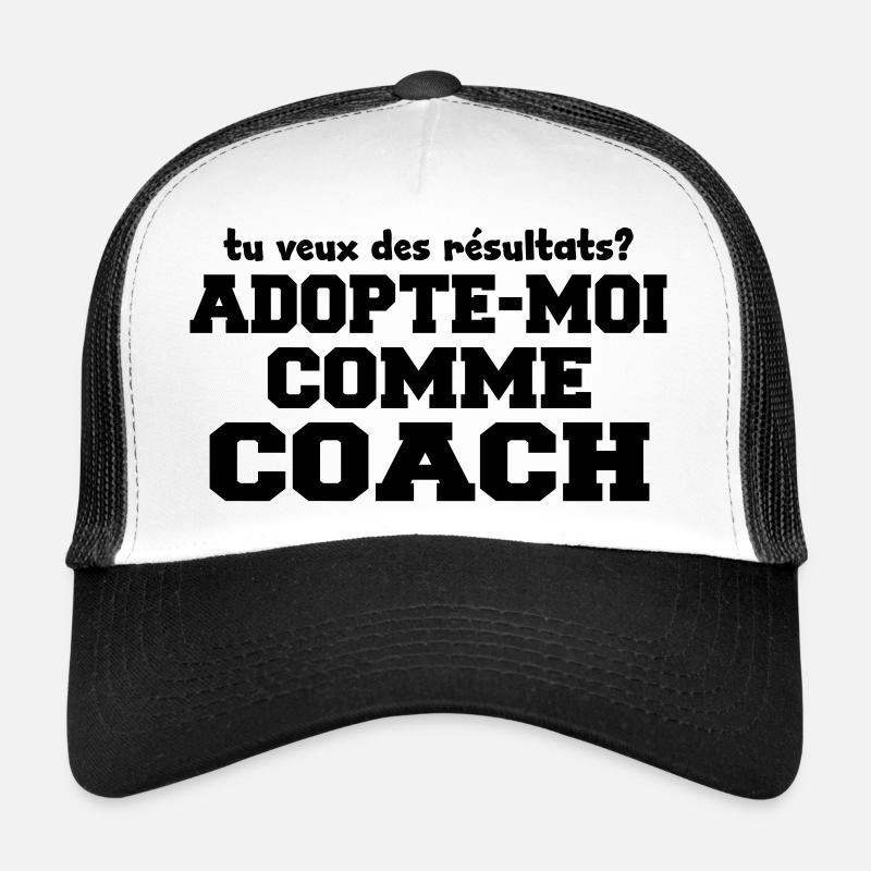 ADOPTE MOI COMME COACH Casquette trucker 