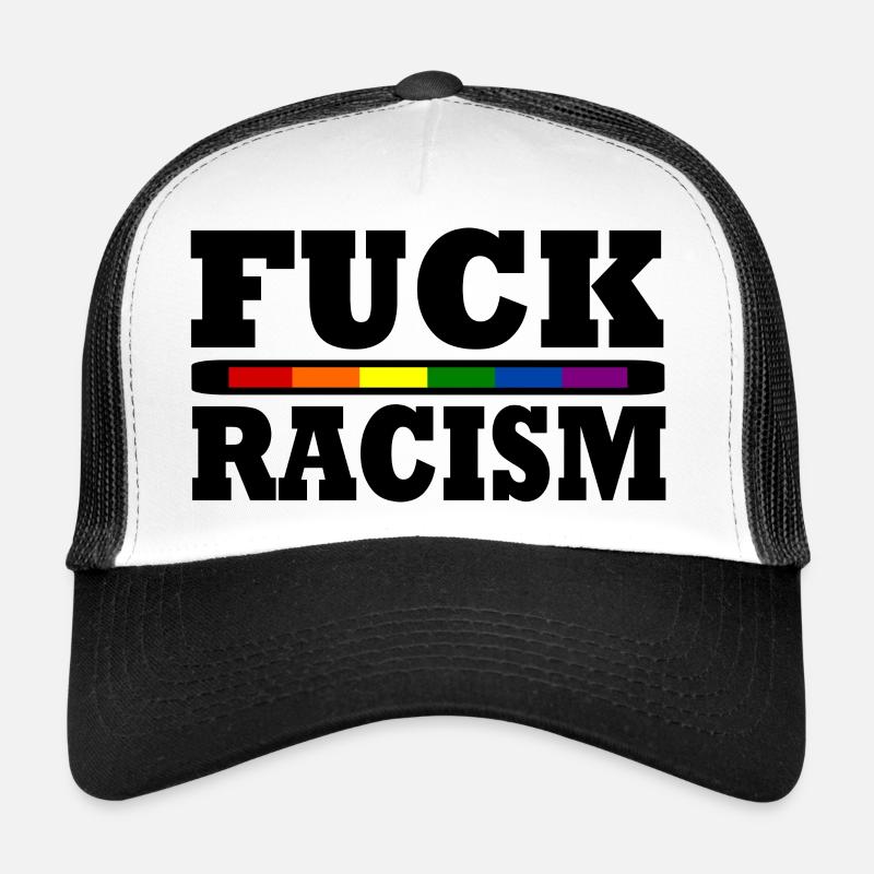 Baiser le racisme Casquette trucker 