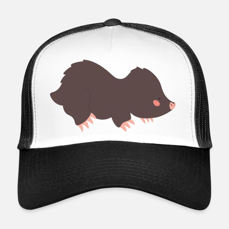 Mole - Trucker Cap - white/black
