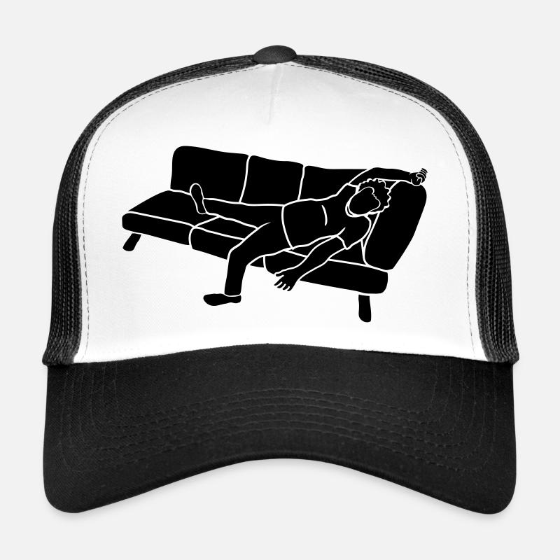 Homme de canapé fatigué Casquette trucker 