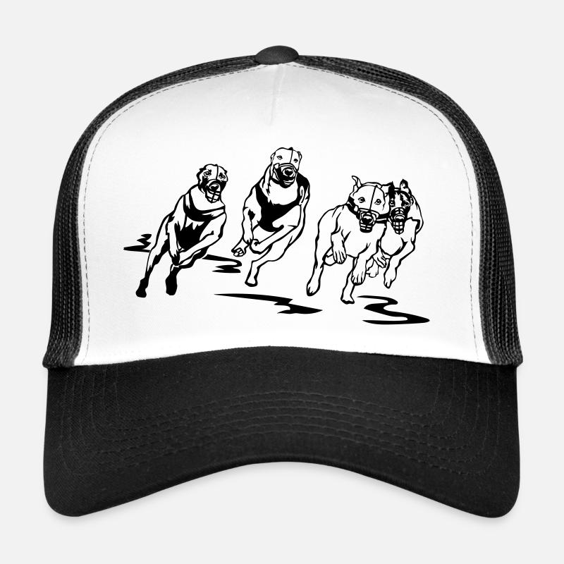 Whippets - Trucker Cap - Weiß/Schwarz