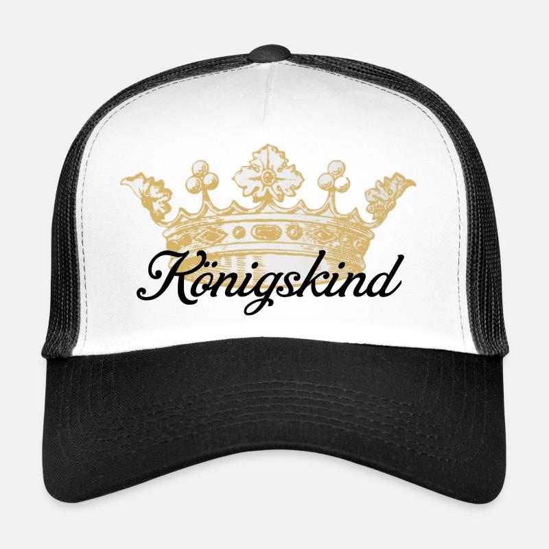 Königs kind - Trucker Cap - Weiß/Schwarz
