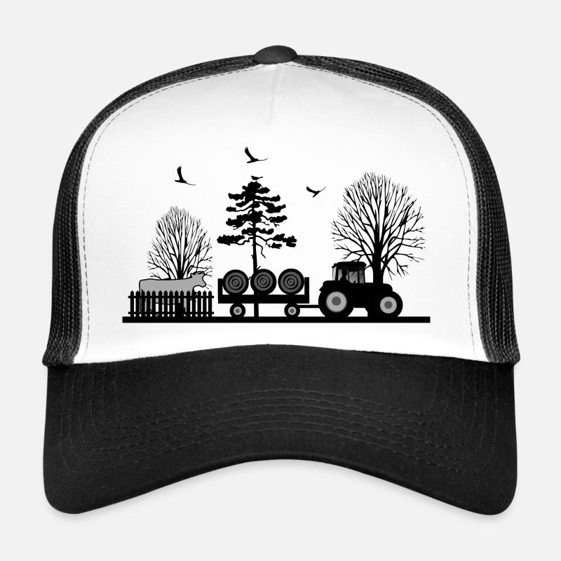 Tractor - Trucker Cap - white/black