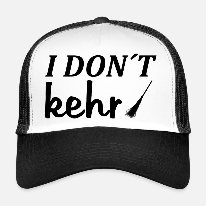 i don´t kehr - Trucker Cap - Weiß/Schwarz