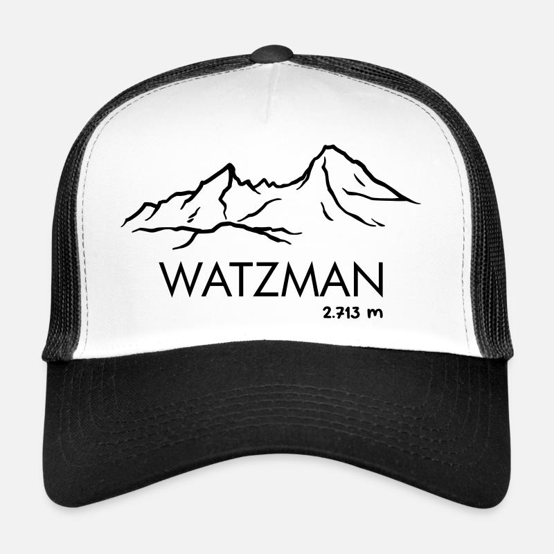 Watzmann - Trucker Cap - Weiß/Schwarz