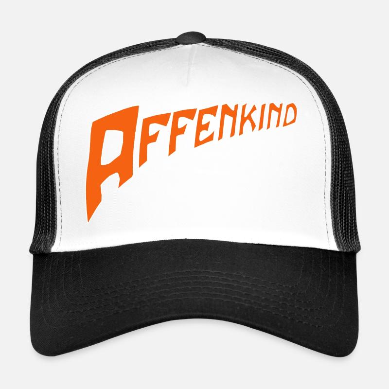 Affenkind - Trucker Cap - Weiß/Schwarz