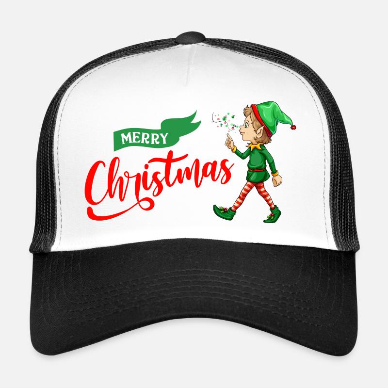 Elf - Trucker Cap - Weiß/Schwarz