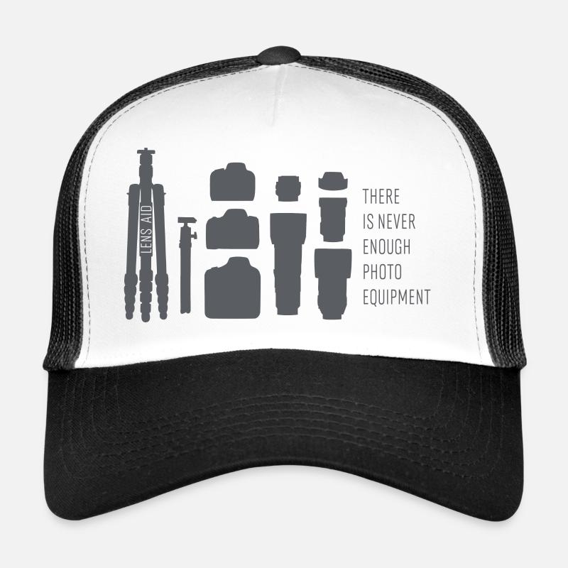 Gear [Grau] - Trucker Cap - Weiß/Schwarz